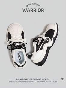 WARRIOR 1 đôi giày thể thao cổ thấp dành cho nữ - Màu be, xám, đen - Xem 5