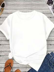 Edición limitada navideña, camiseta de mujer con estampado vintage de jardín - diseño con eslogan y plantas, top casual de manga corta y cuello redondo, suave y transpirable, lavable a máquina para primavera y verano. Camiseta casual estampada para mujer, manga corta y cuello redondo, tela suave. Camiseta de algodón puro con estampado y manga corta y cuello redondo. Camiseta con estampado de letras, manga corta y cuello redondo, de algodón puro, top casual de manga corta y cuello redondo, suave, ideal como regalo navideño, diseño ajustado, cómoda para todas las estaciones, camiseta de moda para mujer, camiseta con estampado, lavable a máquina (tallas S-XXL), camiseta de manga corta, camiseta económica, camisa divertida con estampado, material no transparente, top casual para el día a día. Ligera y elástica, cómoda para deportes y uso en el fin | Diseño exquisito |   Suelto y cómodo |   Fácil de combinar | - Blanco - Ver 2