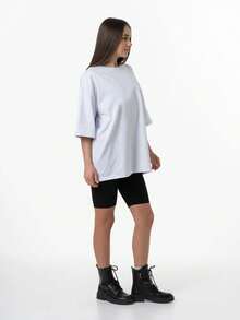 The Most Popular Women's T-Shirt Of 2026! A Modern, Youthful, Lightweight, And Casual Short-Sleeved T-Shirt With An Adjustable Fit. The URAM T-Shirt Is Part Of The New 2025 Collection. The Material Is Durable And Reliable! - 花朵 1 - 查看 2