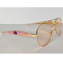 1 par de gafas de moda de metal con doble puente y marco grande, gafas de ojo de sapo, gafas de moda retro de alta gama y versátiles, adecuadas para uso diario, fotografía callejera, vacaciones, playa y otras ocasiones. Accesorio ideal para vacaciones de verano en la playa, actividades al aire viajes. Estilo retro con montura oversize de aviador, adecuado para atuendos y de vuelta a la escuela. - Champán - Ver 10