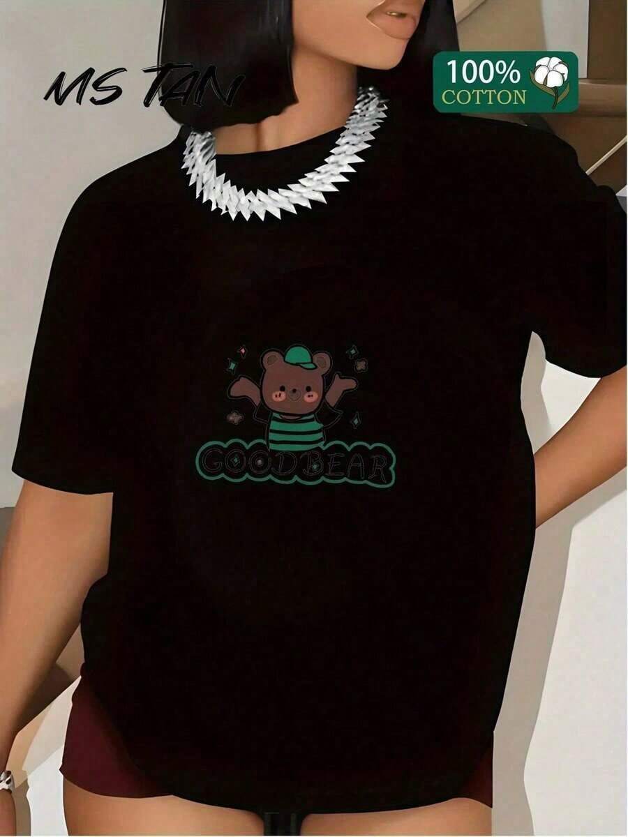 Camiseta para la Madre del Novio - Fiesta de Bodas, Matrimonio, para la Mamá del Novio - Tops de Verano para Oficina, para Mujeres, Vacaciones, Transpirable y Cómoda - Negro 4 - Ver 1