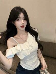 Women Tops - White - View 2