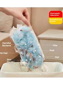 50pcs Electrostatic Dust Brush Head Refills, Household Dust Removal Brush Heads Replacement,Microfiber Duster Disposable Alternative, Duster Heads Refills For Laundry, Furniture, Car, Keyboard, (Handle Not Included)- Cleaning Supplies, - Multicolor - View 10