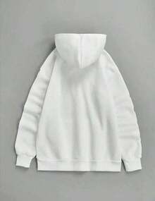 Men's Hoodie With Drawstring, Angel Print, And Kangaroo Pocket. Thick, High-Quality Fabric.  Graphic Design. Comfortable Men's Hoodie, Ideal For Year-Round Wear. - 白色 - View 3