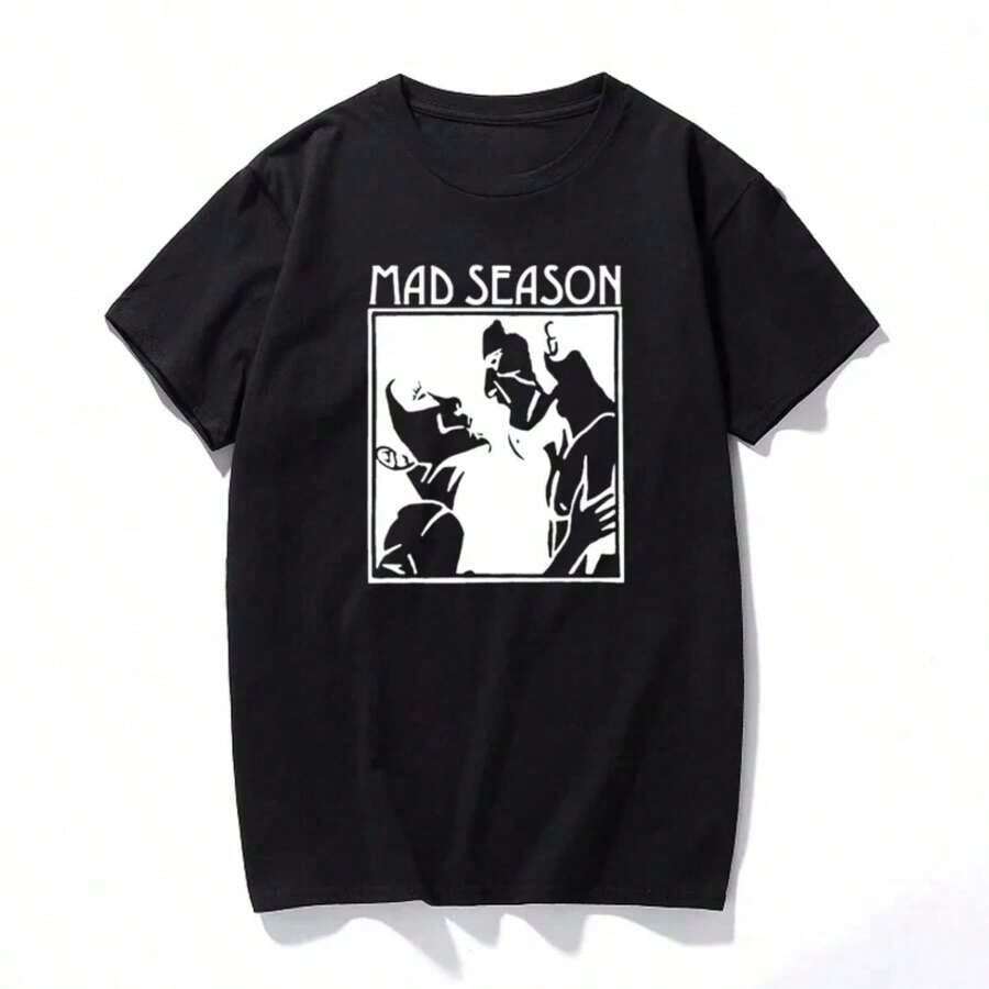 Tropical T-Shirt With Pineapple Print - Black 2 - View 1