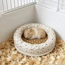 倉鼠涼墊巢穴躲避屋 夏季睡眠床 涼爽遮蔽處 豚鼠小屋 睡眠冰屋 - 適用於倉鼠、倉鼠、小兔子和其他小型動物 - 查看 7
