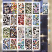 20pcs/Book Momentary Flashing Series Paper Stickers, Suitable For Decorating Diaries, Notebooks, Cards, Frames, Computers, Phone Cases, Cups, Magazines, Pencil Cases, Luggage, Desktops, Back To School Supplies - Sticker Book - View 16