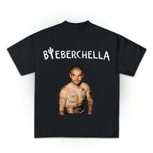 BIEBERCHELLA  SWAG-Shirt Album Exclusive, Fan Tee  Shirt ,Men Clothes Men's  Shirt Men Shirts Men Summer Outfits Men Men's Summer Clothes Shirts Men,Modest Summer Outfits Women's Summer Clothing Tops Summer Tops Women. - Negro - Ver 6
