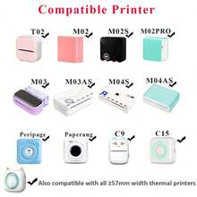 Giấy dán nhiệt trong suốt chấm bạc lấp lánh 57mm - Cuộn giấy in mini tự dính trong suốt lấp lánh - Giấy in ảnh HD tức thì lấp lánh cho ảnh và album ảnh tự làm. - Xem 7