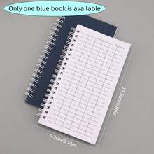 Spiral Bound Notebook, Multi-Function Test Pen Notebook, Spiral Binding, Memo Pad, Simple Design. It Includes Spiral Binding, Grid Layout For Rules And Diary Entries. Vertical Layout Quick Memo, Suitable For Schedules, Corporate Financial Accounting Books, Accounting Ledgers - Multicolor - View 12