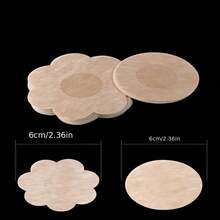 10 piezas de cubiertas desechables para pezones, cubiertas para pezones con forma de flor transpirables, almohadillas adhesivas invisibles para pezones (para mujeres) - Multicolor - Ver 6