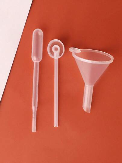 Bộ 3 phễu đựng dung dịch xịt, bình xịt cầm tay tiện dụng, thích hợp cho nước hoa, tinh dầu, hóa chất phòng thí nghiệm và đồ thủ công, bền, nhỏ gọn, thiết kế trong suốt giúp bơm chính xác, phụ kiện du lịch thiết yếu.