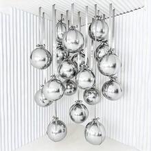 10pcs/Set 10-Inch 4D Round Foil Balloons, (Gold, Silver, Black, Red, Rose Gold, Pink) Suitable For Birthday, Wedding, Party Decoration Balloons - Multicolor - View 12