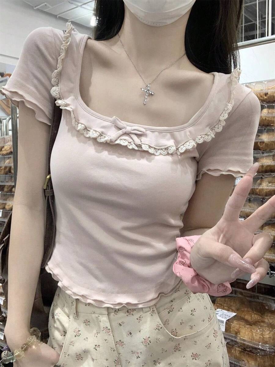Women Tops - Pink - View 1