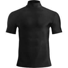 Under Armour UA ColdGear Men's Golf Base Layer Short-Sleeve Top - Black - View 10