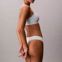 Calvin Klein Invisibles Lightly Lined Triangle Bra QF5753 - Sky Gray - View 3