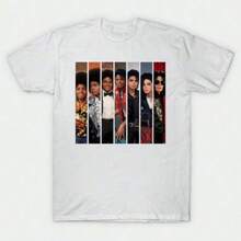 Playera de TendenciaVintage 90s Pop Icon Inspired Fan Gifts Unisex Graphic T‑Shirt,Camisetas casuales para hombre, camisas para niño, ropa para niña, conjuntos con estampados de anime, conjuntos para madre e hija, unisex, camisetas conmemorativas, artículos para el Día de San Valentín. - Blanco - Ver 7