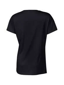 Camiseta% de algodón para la mejor mamá - Camiseta de manga corta y cuello redondo con estampado de letras y diseño de leopardo - El regalo ligero perfecto para el Día de la Madre, disponible en tallas S-XXL, adecuada para uso casual y en casa, se puede usar durante todo el año, para primavera y otoño como capa interior o sola en verano, estilo unisex, perfecta para amigas, camiseta moderna de algodón de alta calidad. - Negro - Ver 2