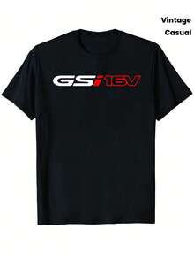 Camiseta Vintage para Hombre con Logos de Coches Alemanes - Astra, Kadett, Corsa y Manta, Manga Corta, Cuello Redondo, Estilo Casual para Uso Diario y de Automóvil - Negro - Ver 6