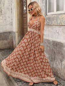Women Midi Dresses - 棕色 - 查看 10