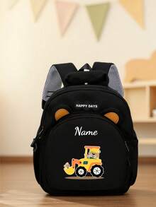 Customizable Name Message Backpack Featuring Mini Cartoon Bear, Back-To-School Season, Ideal For Daily School Dance Travel, Birthday Christmas New Year Gift For Girls Daughters, Personalized Gift, For Kids - Backpack - View 21