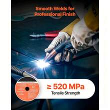 Flux Core MIG Welding Wire, E308LFC-O 0.03-Inch 2 LBS, Gasless Stainless Steel Welding Wire With Low Spatter For All Position Arc Welding, Self-Shielded For Outdoor Use - E308LFC-O 0.03-inch 2 LBS - 查看 4