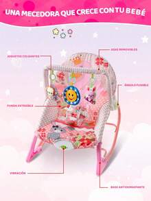 Baby Bouncers, Jumpers & Swings - 淺粉色 - 查看 2