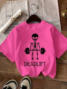 Camiseta Casual de Vacaciones para Mujer, Dae-er-In, Camiseta de Moda con Cuello Redondo para Mujer. - Verde - Ver 8