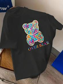 Women's T-Shirt For Spring And Summer - 黑色 - 查看 7