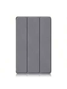 适用于 Tab M8 第四代 8.0 英寸 2023 款 Gen 4 TB-300FU TB-300XU 的智能折叠支架 PU 皮革保护套，平板电脑保护壳，硬塑料后盖 - 灰色 - 查看 12
