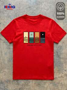 King T-shirt Men T-Shirts - Red - View 2