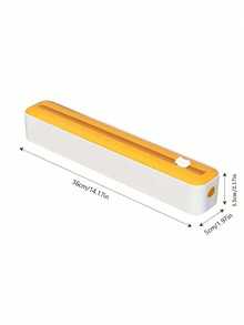 Multi-Functional Kitchen Cling Wrap Cutter, Can Cut Plastic Film, Sharp Blade Can Cut Aluminum Foil, Comes With Non-Slip Storage Box, Can Be Fixed On Desk And Wall - Multicolor - View 9
