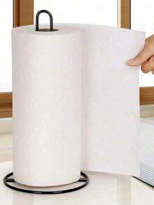 1pc Premium Gold/Black/Silver, Multiple Colors Available, Multi-Functional Kitchen Paper Towel Holder, Plastic Wrap Dispenser, Bathroom Storage Rack, Premium Tissue Box Cover, Desktop Decor, Holiday Gift, Home Life/Kitchen/Desktop Decor And Kitchen Tools/Tissue Box And Paper Towel Holder - Multicolor - View 2