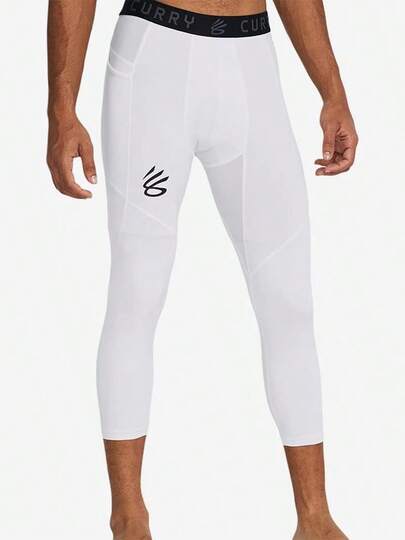 Under Armour Curry 庫裡系列男子運動褲訓練緊身七分褲