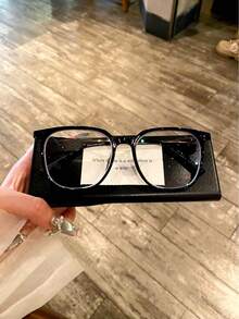 "Black Warrior" Series Luxurious And Elegant  Reinstallation Manufacturing  Court Style Blue Light Glasses,Blue Light Glasses For Woman Men Safety Glasses Blue Light Blocking Glasses  Protection Computer Gaming Glasses   Women Cute Light Weight Red Frame Oversized Non Prescription Small Face Square Cat Eye  Reduce Eye Fatigue On Computers, TVs, Phones, And Games, Suitable For Computer Lense Screen Protector Plain Glasses   Clear Lens Glasses Blue Light   Light Blocking Glasses Blue Light Glasses Light Glasses For For Women Men  Light Glasses For    Glasses For Women  99 Blue Light  Glasses For Woman  Blue Light  Glasses Women/Men, Fashion Round  Frame UV Ray Filter Computer Gaming Glasses Computer Glasses - Anti Eyestrain & UV Glare Protection Anti Glare - đen bóng - Xem 6