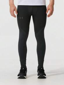 Under Armour UA RUSH SmartForm Men's Fitness Training Leggings & Outdoor Training Base Pants - Black - View 1