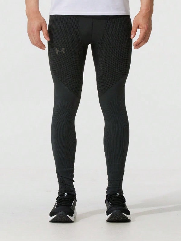 Under Armour UA RUSH SmartForm Men's Fitness Training Leggings & Outdoor Training Base Pants - Black - View 1