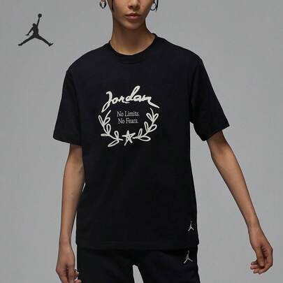  Áo thun ngắn tay nữ Nike/JORDAN FN5755-010, hàng mới mùa hè.