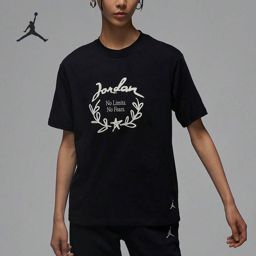 Áo thun ngắn tay nữ Nike/JORDAN FN5755-010, hàng mới mùa hè. - FN5755-010 - Xem 1