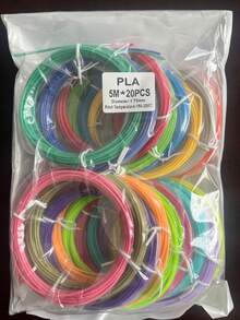 1pc 3D Printing Pen PLA Filament, 10/20 Colors*5m, Suitable For High-Temperature 3D Printing Pens With Compatible Diameter, Back To School PLA 3D Printing Pen Refill, For DIY Doodle Painting Creative Projects, Perfect For Artists Students Makers DIY Creative Projects Gifts - 5m - View 13