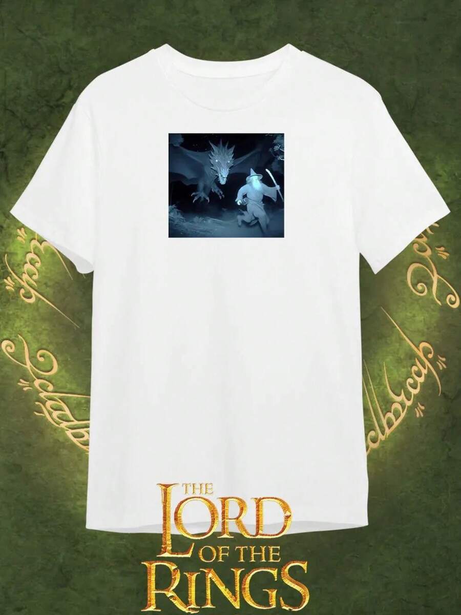 ¡La camiseta de mujer más popular de 2026! Camiseta estilo SCOOP de El Señor de los Anillos. ¡El material es y confiable! - A - Ver 1