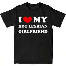I Love My Sexy Lesbian Girlfriend, I Love My Sexy Lesbian Girlfriend, T-Shirt. - 黑色 5 - 查看 6