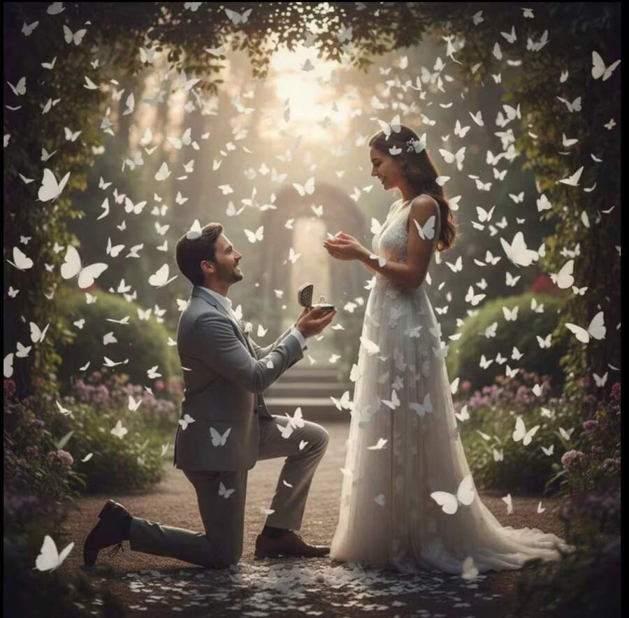 بتلات الورد & قصاصات الحفلات - 40 سم - مشاهدة 1