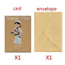 1 Peça Cartão de Agradecimento com Envelope para Enfermeiras, Médicos, Anjos Brancos, Cartão do Dia da Enfermeira, Convite para Festa do Dia da Enfermeira, Adequado para Convites de Festa, Cartões de Saudação, Cartões de Feriado, Amor - Peça única - Visão 8