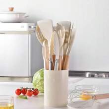 12pcs Kitchen Utensil Set, Cooking Tools Set, Washable Modern Cookware, Kitchen Gadgets, Kitchenware Accessories - Multicolor - View 17