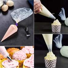 100pcs Piping Bags,Decorating Bags, Explosion-Proof Cake Decorating Bags, Transparent Decorating Icing Piping Bags Pastry Bags,Cream Squeezing Bags,Family Activitie,Restaurants - View 5