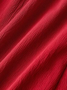 XHESHEIN MOD Vestido de largo medio con decoración de lazo en la espalda para mujerXHE - Rojo - Ver 6