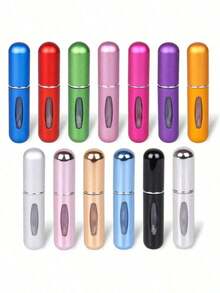 1Pcs,5ml Perfume Bottle With Bottom Filling, Perfume Bottle Self-Pump Type, , Refillable Spray Bottle, Portable Cosmetic Bottle Perfume Bottle - 粉色 - 查看 12
