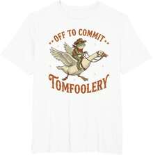 Vamos a hacer tonterías - Camiseta sarcástica divertida de rana estilo Cottagecore - Blanco - Ver 1