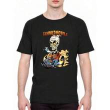 Camisetas Y2K nuevas 2026Most Popular Retro Comedian‑Inspired Men'S Black Shirt - XXL, Long Sleeve, Cotton Blend, Street Style, Machine Washable, Comfortable & Stylish, Perfect For Christmas Celebrations,blusas para mujer,playeras de mujer,blusas,playeras de hombre,playera de hombre,vestidos casuales para mujer elegante,Camiseta estampada,camisas para niño,playeras de niño,tops para adolescentes,conjuntos para niña - Negro - Ver 6